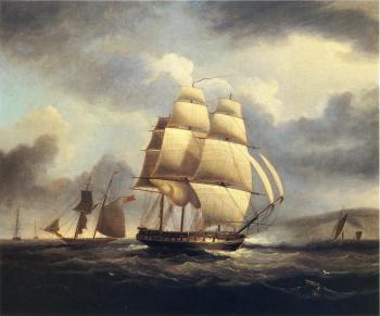 詹姆斯 E 巴特斯沃思 Frigate on the Thames 詹姆斯 E 巴特斯沃思 Frigate on the Thames